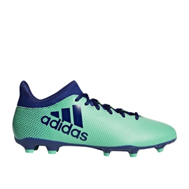 Adidas X 17.3 Fg M CP9194 fotbollsskor mångfärgad mångfärgad