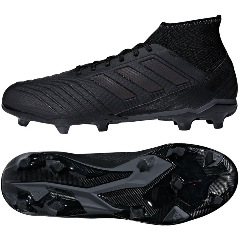 Adidas Predator 18.3 Fg M CP9303 fotbollsskor svart svart