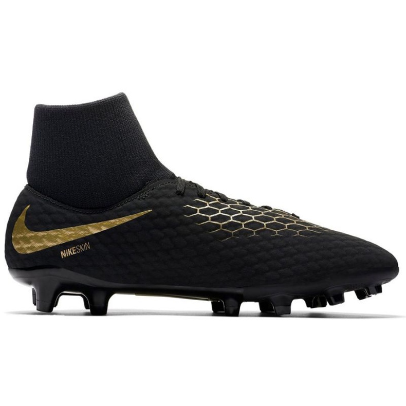 Nike Hypervenom Phantom 3 Academy DF FG M AH7268-090 fotbollsskor svart