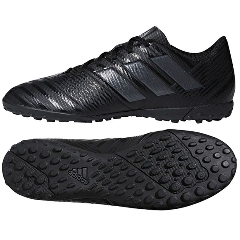 Adidas Nemeziz Tango 17.4 Tf M CP9061 fotbollsskor svart svart