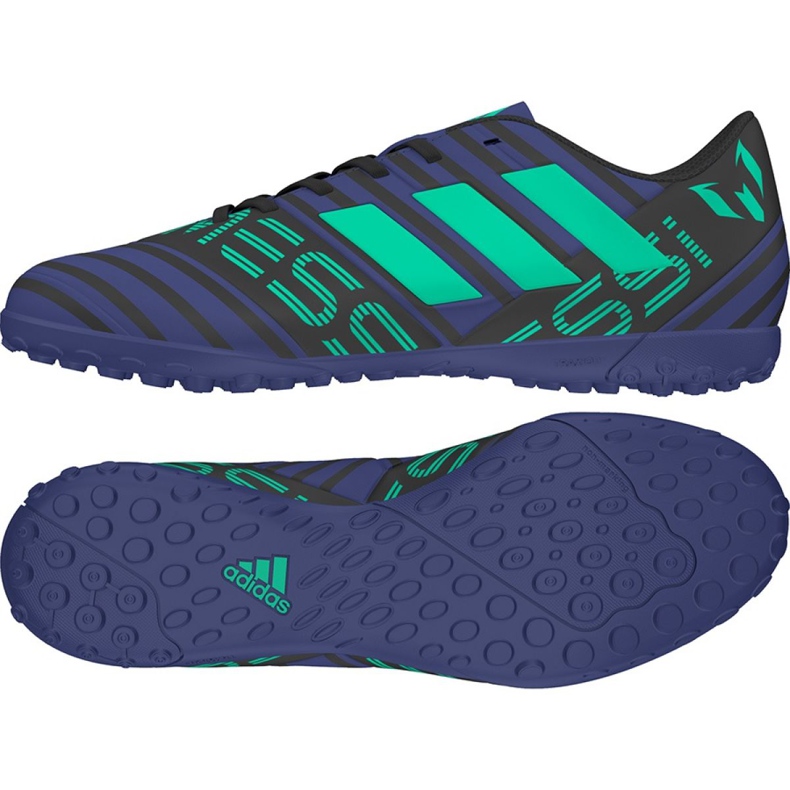 Adidas Nemeziz Messi Tango 17.4 Tf M CP9072 fotbollsskor mångfärgad svart