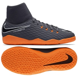 Nike Hyphantomx 3 Academy Df Ic Jr AH7291-081-S grå grå