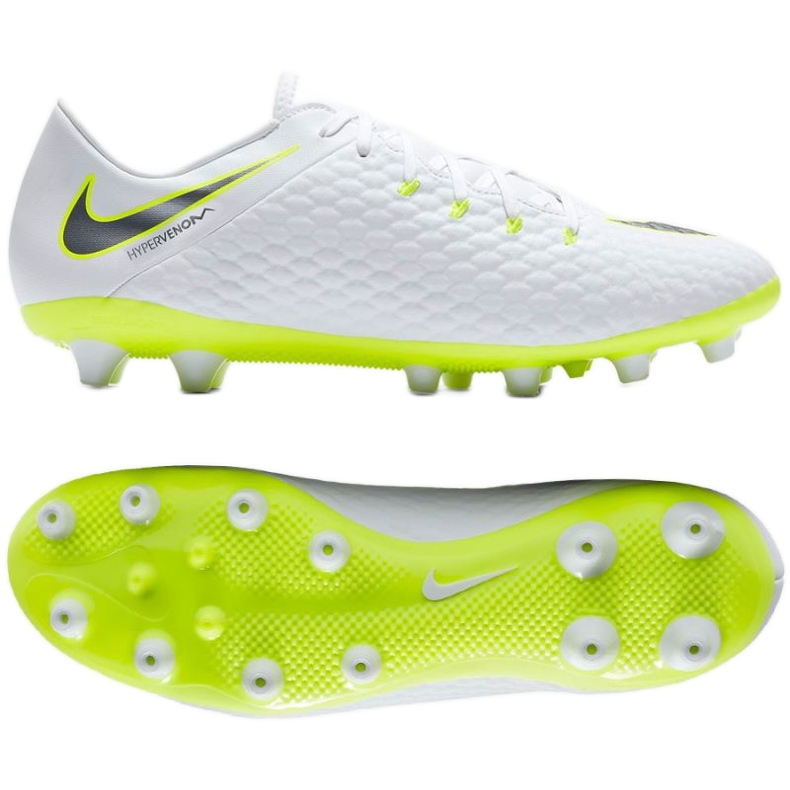 Nike Hypervenom Phantom 3 Academy Ag Pro M AJ6710-107 fotbollssko vit vit