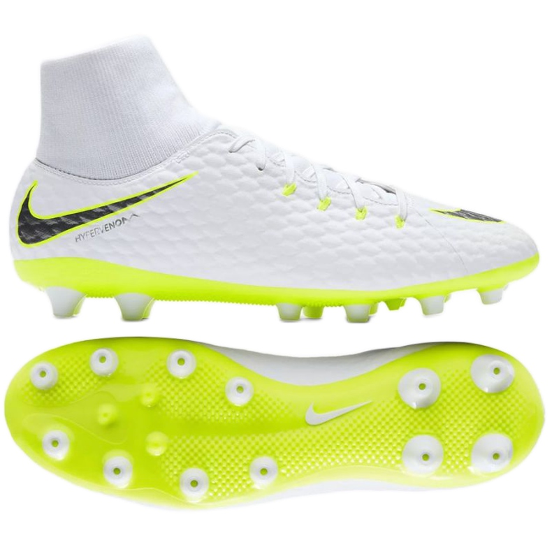 Nike Hypervenom Phantom 3 Academy DF AG M AH7266-107 fotbollssko vit