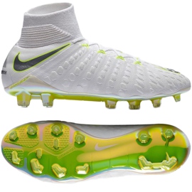 Nike Hypervenom Phantom 3 Elite Dynamic Fit FG M AJ3803-107 fotbollsskor vit