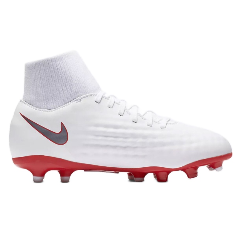 Nike Magista Obra 2 Academy Df Fg Jr AH7313-107 fotbollsskor mångfärgad vit