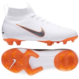 Nike Mercurial Superfly 6 Elite Fg Jr AH7340-107 fotbollsskor vit vit
