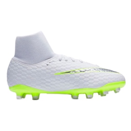 Nike hypervenom Phantom 3 Academy Df Fg Jr AH7287-107 fotbollsskor vit vit