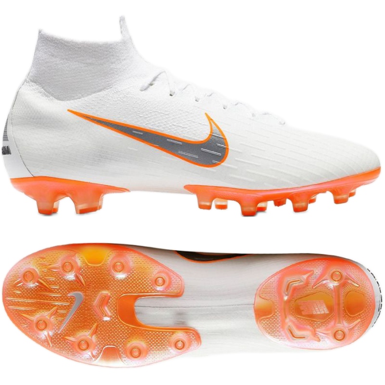Nike Mercurial Superfly 6 Elite Ag Pro M AH7377-107 fotbollsskor vit vit
