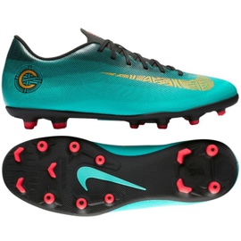 Nike Mercurial Vapor 12 Club CR7 Mg M AJ3723-390 fotbollsskor grön grön