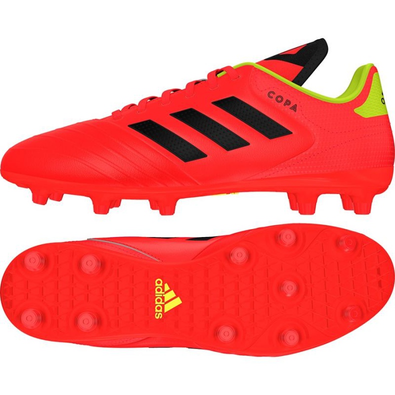 Adidas Copa 18.3 Fg M DB2461 fotbollsskor röd röd