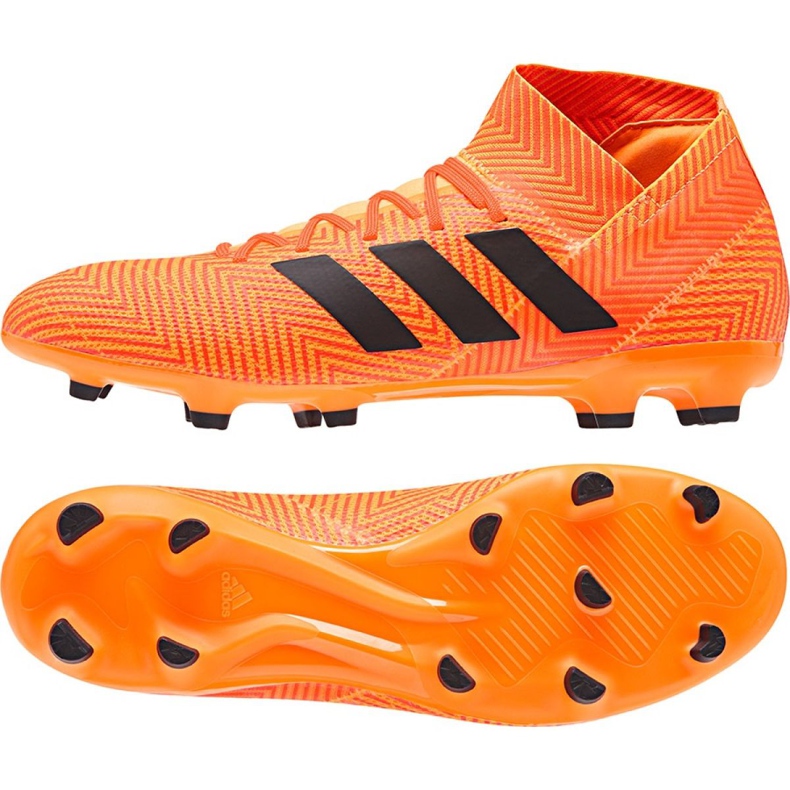 Adidas Nemeziz 18.3 Fg M DA9590 fotbollsskor orange orange