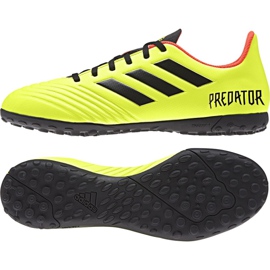 Adidas Predator Tango 18.4 Tf M DB2141 fotbollsskor mångfärgad gul