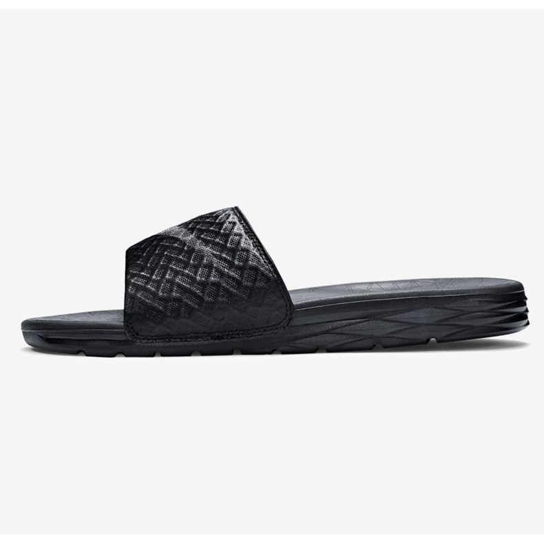 Tofflor Nike Benassi Solarsoft Slide 705474-091 svart