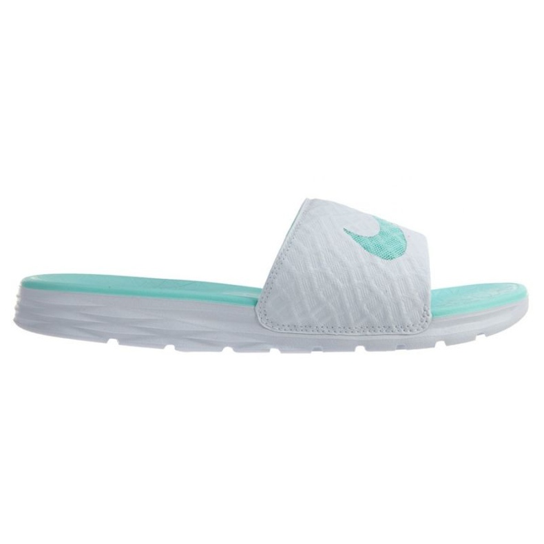 Nike Benassi Solarsoft Slide 705475-130 vit grön