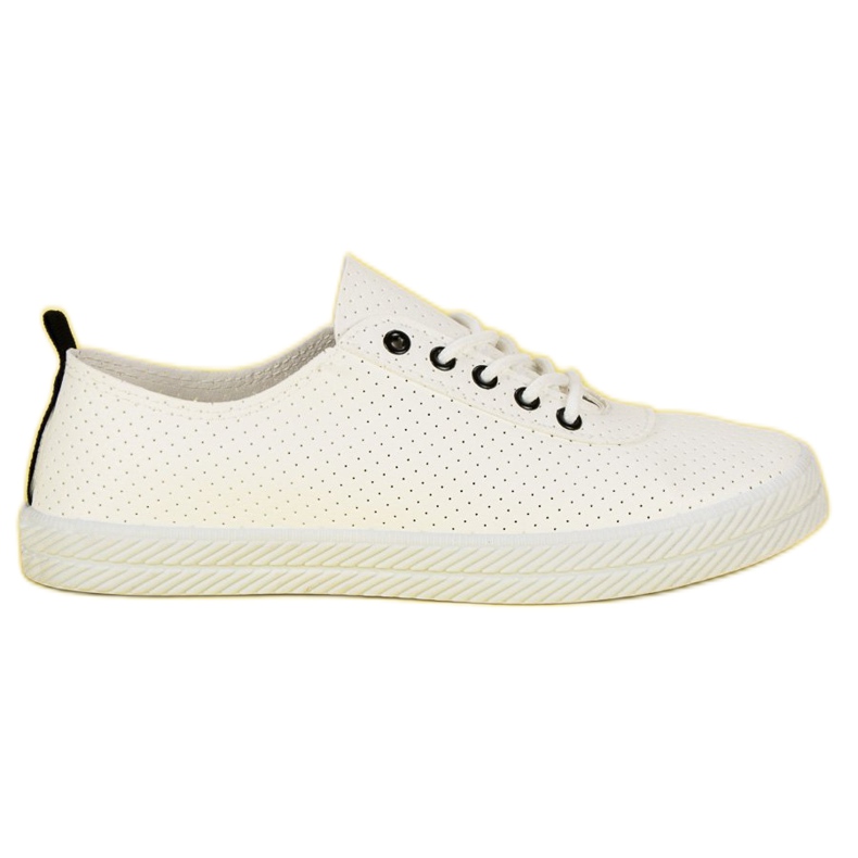 Kylie Openwork Tied Sneakers vit