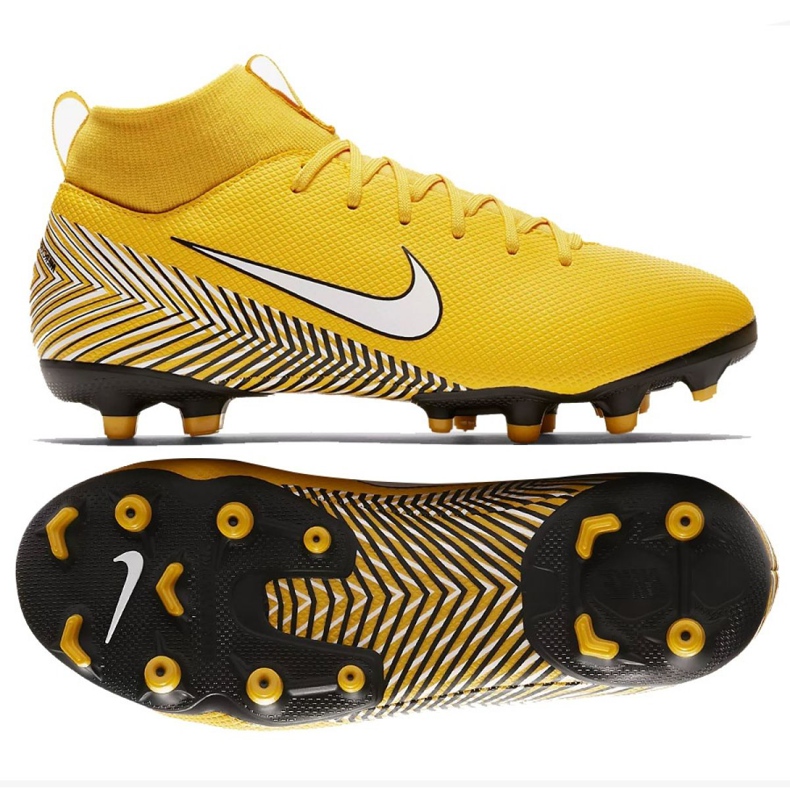 Nike Mercurial Superfly 6 Academy Mg Jr AO2895-710 fotbollsskor mångfärgad gul