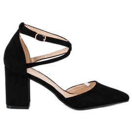 Seastar Pumpar med bälte svart