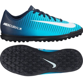 Nike Mercurial Vortex Iii fotbollssko blå