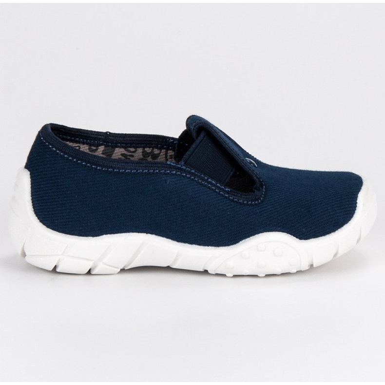 Raweks Hemlagade tofflor med ett elastiskt band blå