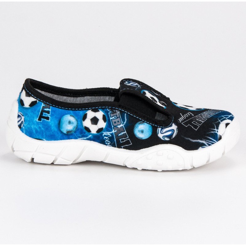 Raweks Hemlagade tofflor med ett elastiskt band blå