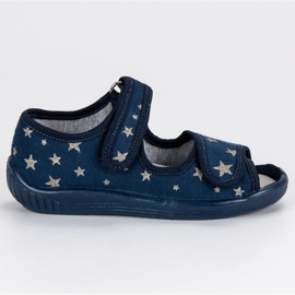 Raweks Tofflor i stjärnor blå