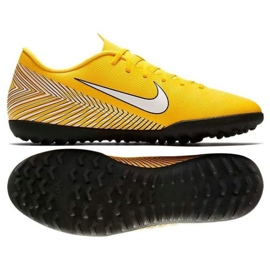 Nike Mercurial Vapor 12 Club Tf M AO3119-710 fotbollsskor gul gul
