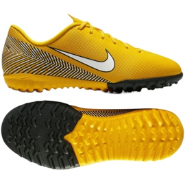 Nike Mercurial Vapor 12 Academy Neymar Tf Jr AO9476-710 fotbollssko gul gul