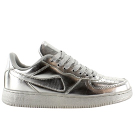 Sportskor galna färger B731 Silver grå