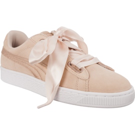 Puma Suede Heart Lunalux Wn S Cream Tan brun