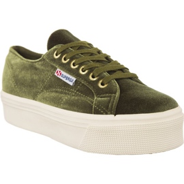 Superga 2790 Velvetw B63 grön