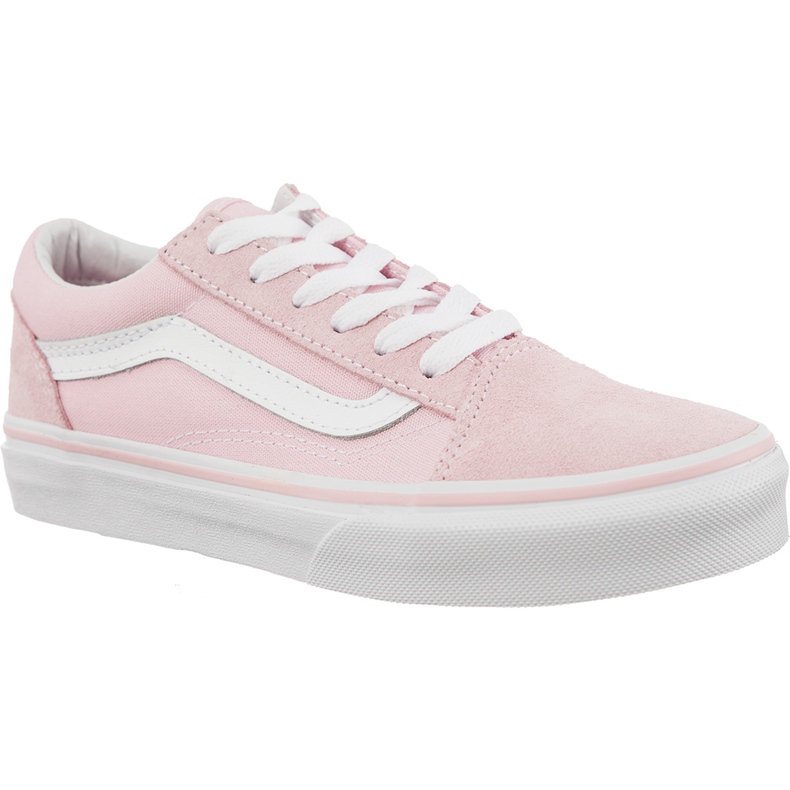Vans Old Skool Suede Canvas Q7K Kalk Pink True White rosa