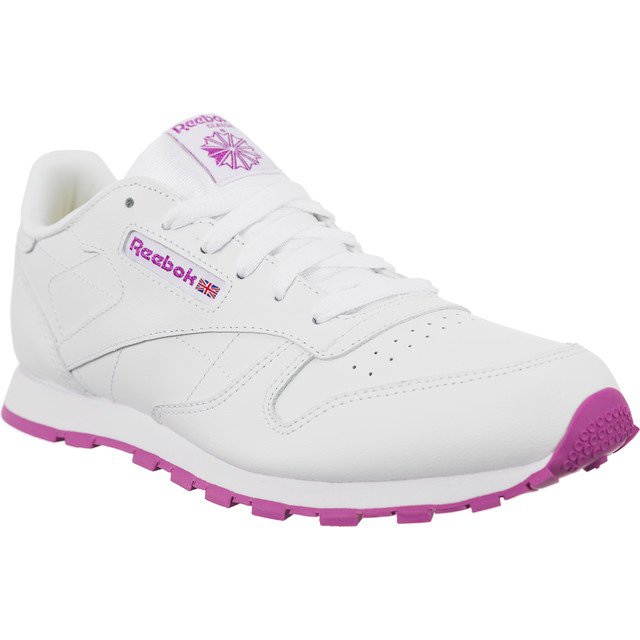 Reebok Klassiskt läder 044 vit rosa