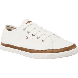 Tommy Hilfiger Ikonisk Kesha Sneaker 121 Whisper White vit