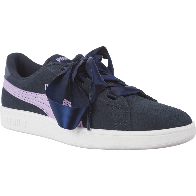 Puma Smash V2 Ribbon Sargasso Sea Purple Rose mångfärgad marinblå