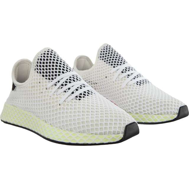 Adidas Deerupt Runner Chalk White Core Black Core Black vit mångfärgad