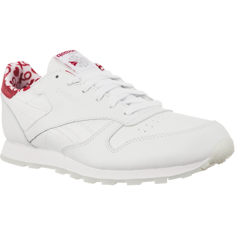 Reebok Classic Leather VALENTINE'S Day 191 White Power Red vit