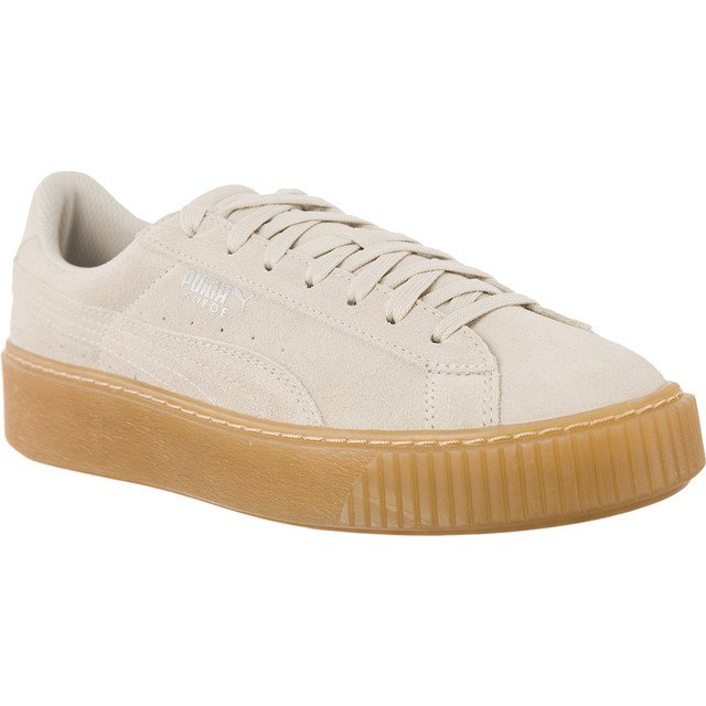 Puma Suede Platform Jewel Whisper White Whisper White vit