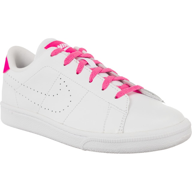 Nike Tennis Classic Prm Gs 106 vit rosa