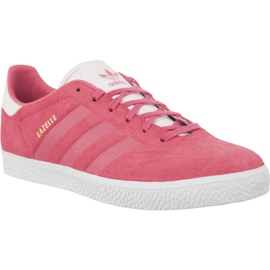 Adidas Gazelle J 882 Kalk Pink Chalk Pink Footwear Vit rosa
