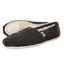 Toms Kabel sticka Shearling Womens Alpargata 929 grå
