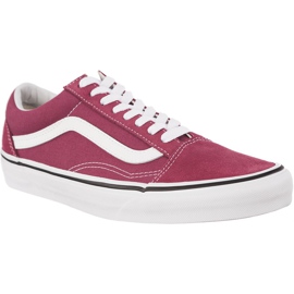 Vans Old Skool U64 Dry Rose True White röd