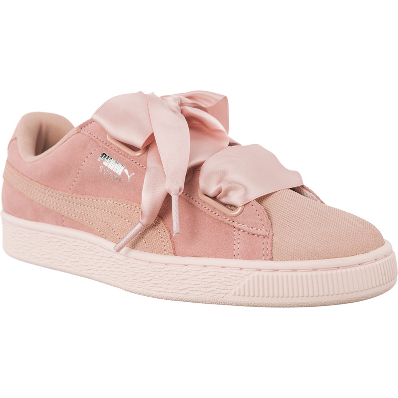 Puma Suede Heart Pebble Peach Beige Pearl rosa