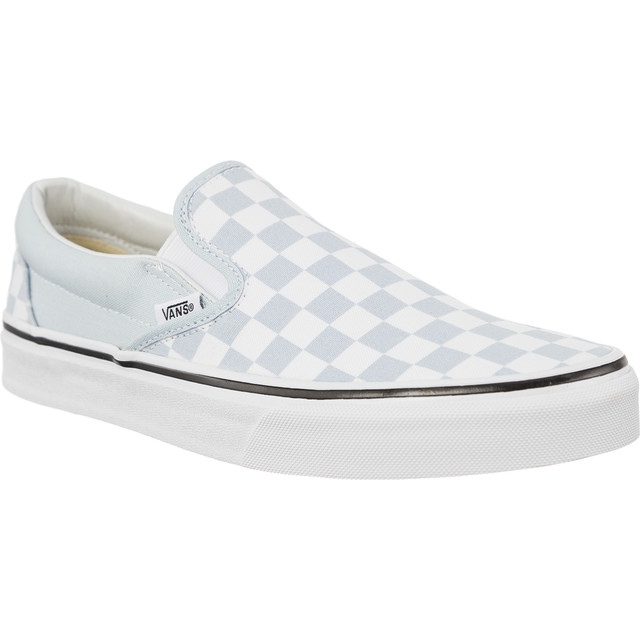 Vans Classic SLIP-ON Checkerboard Qck vit blå