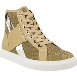 Armani Jeans Woven Sneaker 7P566-06250 brun gul