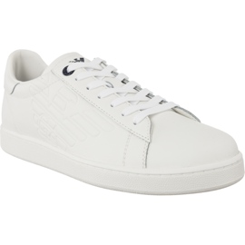 Ea7 Emporio Armani Läder Sneaker 248028CC299 00010 vit