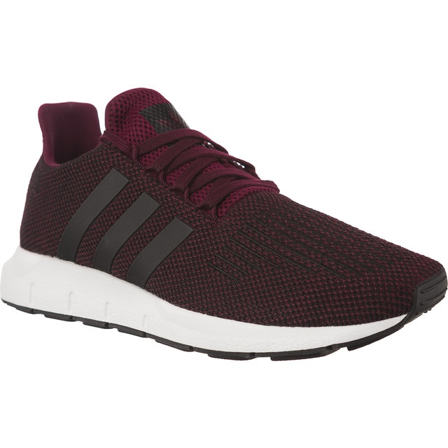 Adidas Swift Run J 600 Maroon Core Black Ftwr White svart röd