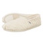 Toms Kabel sticka Shearling Womens Alpargata 943 vit