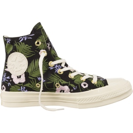 Converse 160518 Chuck Taylor All Star 70 Svart Cherry Blossom Egret purpur grön