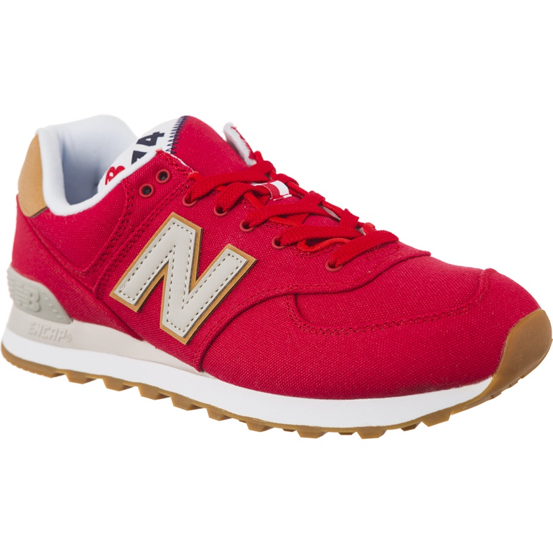 New Balance Ml574yla Team Red With Cloudy röd